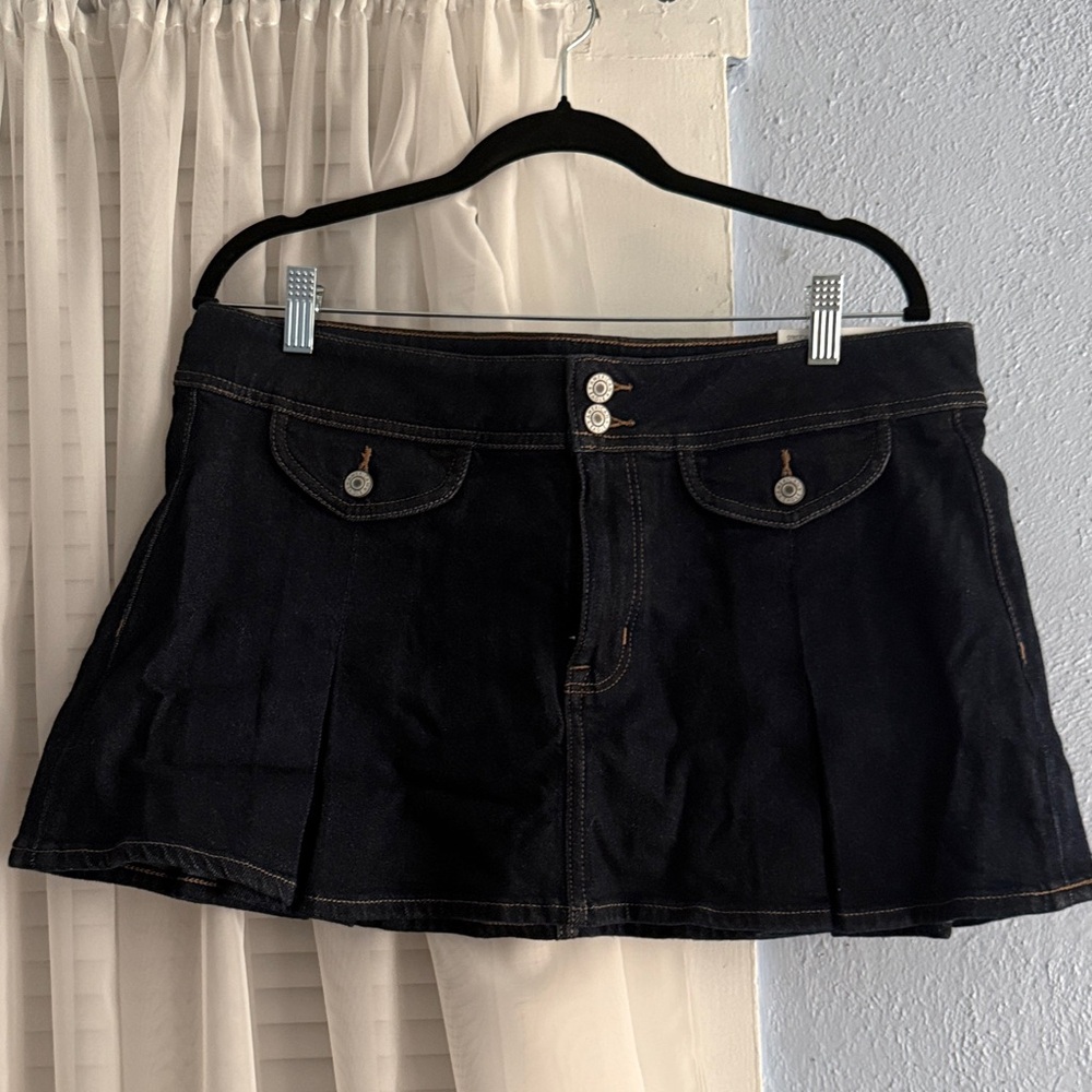 Classic Blue Denim Skirt